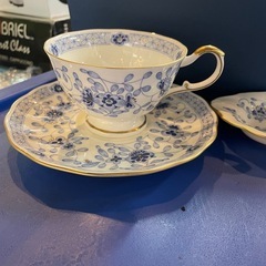 【引き取り限定】未使用品　ナルミ　ボーンチャイナ　コーヒーカップセットの画像