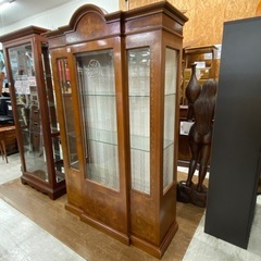 【愛品館 江戸川店】象嵌細工 1枚扉飾り棚の画像