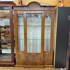 【愛品館 江戸川店】象嵌細工 1枚扉飾り棚
