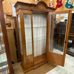 【愛品館 江戸川店】象嵌細工 1枚扉飾り棚の画像