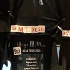boyz ii men boyz 2 men tシャツ 2025 ツアー オフィシャルグッズの画像