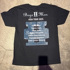 boyz ii men boyz 2 men tシャツ 2025 ツアー オフィシャルグッズの画像