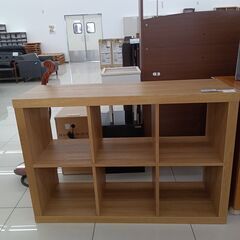 ★ジモティ割あり★  飾り棚 ナチュラルブラウン H84×D39...