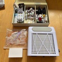 ネイルセット　チップ　LED リムーバー　ドリル　スカルプ　爪　...