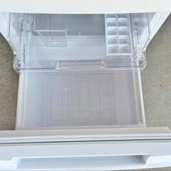 SHARP シャープ 2ドア冷蔵庫 SJ-D15J-W 冷蔵庫 152L 家庭用 キッチン家電 白物家電の画像
