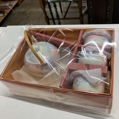 W2505-389 有田焼 茶器セット 湯のみ2個不足 未使用品...