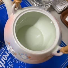 ☆値下げ☆W2505-389 有田焼 茶器セット 湯のみ2個不足 未使用品 保管時の汚れ有りの画像