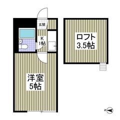 初期費用5万円パック！敷金&礼金0ヶ月！ スーパー・コンビニ徒歩...