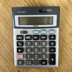 DK238TJ 12桁 二重電源電卓