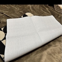 玄関マット 室内 おしゃれ 玄関 50*80cm 侘び寂び風格 クリーム×黒の画像
