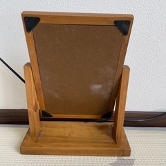 卓上鏡　鏡　木製の画像