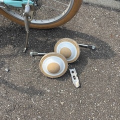 すみっこぐらし自転車補助輪ありの画像