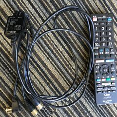 ♪SHARP シャープ 液晶テレビ 2T-C32DE 32V型 2021年製 通電確認済 中古 (NF250514) Zi-2003の画像