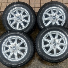 軽自動車アルミホイール スタッドレスタイヤ付き
