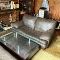 【無料】本革製応接セット