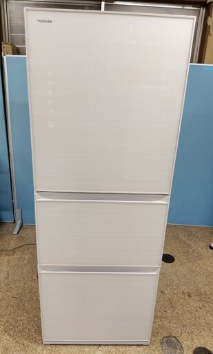 TOSHIBA 東芝 3ドア冷凍冷蔵庫 330L 2018年製 GR-M33SXVL(ZC