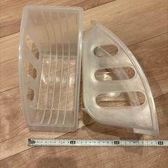 お皿立て 収納２つの画像
