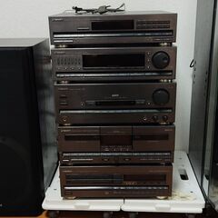 バブル期オーディオコンポ　まとめ売り（ジャンク扱い）の画像