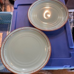 【引き取り限定】中古品　ノリタケ　ストーンウェア　2枚セットの画像