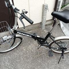 美品 折りたたみ自転車 6段ギア付き