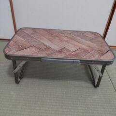 無料　折りたたみレジャー用テーブル　No.7