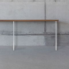 〈新品未使用〉カウンター用アイアン脚 / ポール型・ホワイト