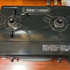 値下げしました！【美品】2024年式　ガスコンロ　ホース付