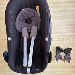 【セット】AirBuggy エアーバギー COCO ココ ブレーキモデル(ブラック) /　MAXI-COSI Pebble マキシコシ ペブルの画像
