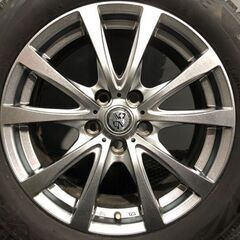 【BS BLIZZAK VRX2 215/55R17】スタッドレス【T.R.G 17インチ 7J5HPCD114.3+39】20年製 トヨタ純正ナット必須 クラウン カムリ等　(MTJ747)クレジットカード QRコード決済可能の画像