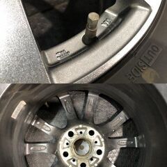 【BS BLIZZAK VRX2 215/55R17】スタッドレス【T.R.G 17インチ 7J5HPCD114.3+39】20年製 トヨタ純正ナット必須 クラウン カムリ等　(MTJ747)クレジットカード QRコード決済可能の画像