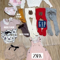 女児服　ベビー服 3m-12m (サイズ80まで)　11点まとめセット