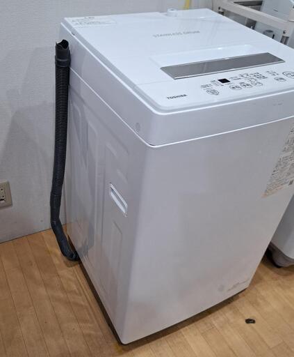 TOSHIBA 東芝 洗濯機 2021年製 4.5kg AW-45M9 0514-012