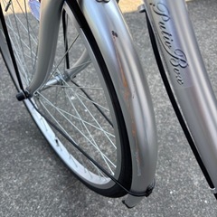 24インチ　自転車　シルバー　　の画像