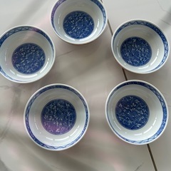 橘吉　中華風お皿　5点セット