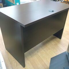 オフィスデスク 幅100cm Z-RFPLD-1060W2 ノルムシリーズ 木製デスク 配線穴あり シンプル 机 西岡店の画像