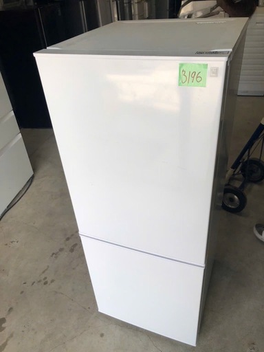 NO B196  ?福岡市内配送設置無料✨?140L ファン式2ドア冷蔵庫 WH(NTR-140) ニトリ　2024年