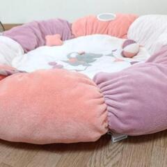 大人気定価16000円💓Nattou　ナチュー　ベビージム　ふかふか✨️　プレイマット　新生児　記念フォト　持ち運び可💓の画像