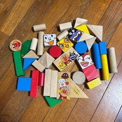 アンパンマン　筒入り積み木　つみき　おもちゃの画像