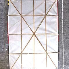 極美品■和風インテリアにお勧め★大型 和凧 浮世絵絵柄★縦約９４ｃｍ　横約６４ｃｍ◎ビニールカバーの暗所保管たこ◎の画像