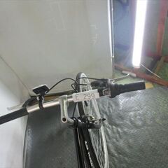 E299★17800円★　折りたたみクロスバイク中古自転車【シボレー　黒　700C　42㎝ 】の画像
