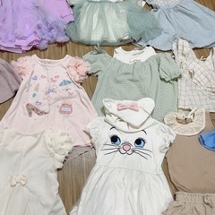 ブランド女児服子供服120サイズ18点まとめ売りセット (IKt) 青砥