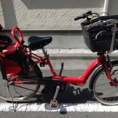 バッテリー新品！　アンジェリーノ　ブリヂストン　電動自転車　子乗せ付き