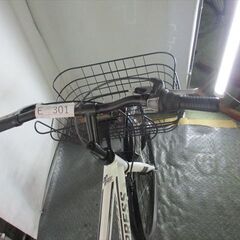 E301★15800円★整備済み クロスバイク中古自転車 【アサヒ　オフィスプレス　白　53㎝】の画像