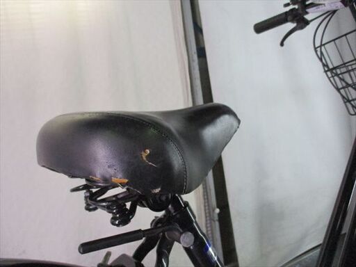 E302☆限定特価☆ 中古自転車 【 27インチ 黒 シティ LEDオートライト 】