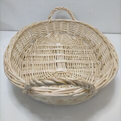 天然素材バスケット カゴ 籠 持ち手付き 2個セット　250514-5Tの画像