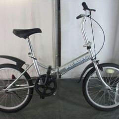E303★10000円★　折りたたみ中古自転車【20インチ　シル...