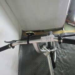 E303★10000円★　折りたたみ中古自転車【20インチ　シルバー 】の画像