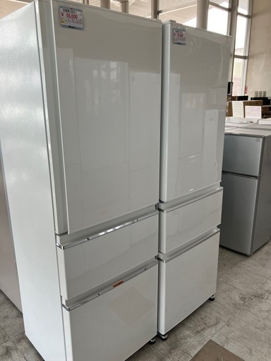 【 冷蔵庫(365L) 】三菱 MR-CX37GL-W