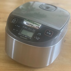 SHARP 5合炊き炊飯器　玄米・雑穀米も可　2021年製