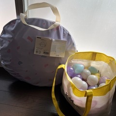 シェード付きプール+ボールの画像